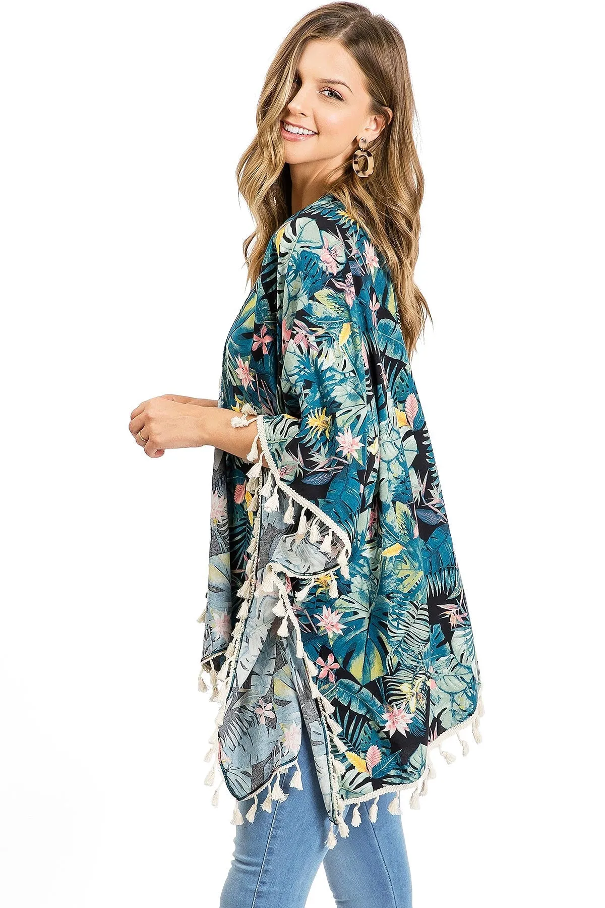 Bali Palm Kimono