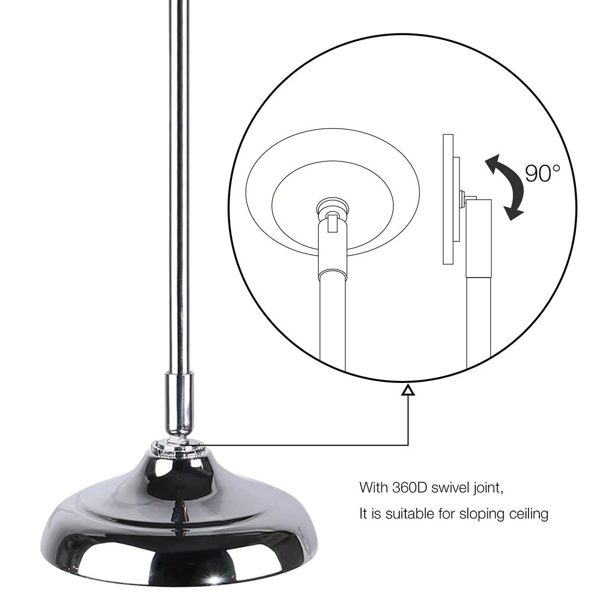 BONITO 6-Light Timber Round Dark Brown E27 Chandelier