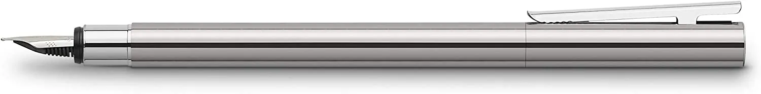 FABER-CASTELL FP Neo Slim Stainless Steel Shiny,M