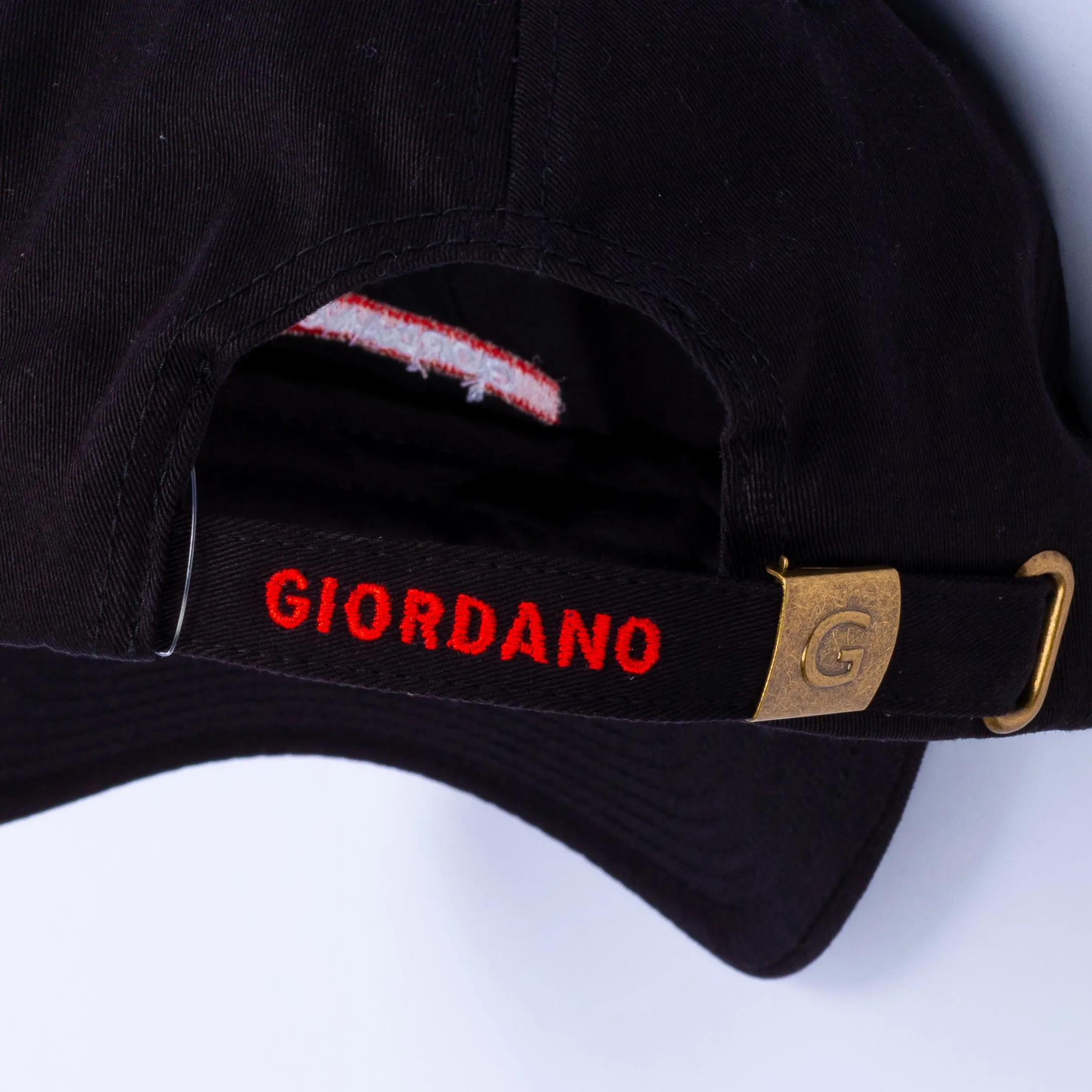 Giordano Embroidery Cap - 01 Signature Black