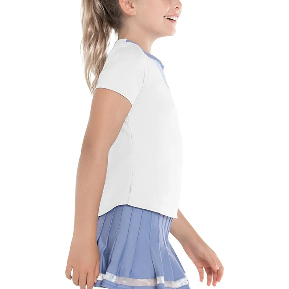 Girl's Double V Tennis Short Sleeve