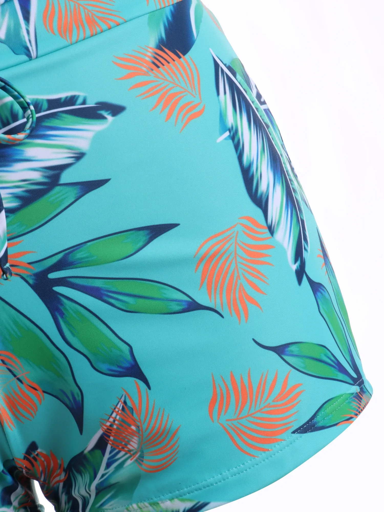 Midsize Flowery Butterfly-Shaped 2-Piece Swimsuit