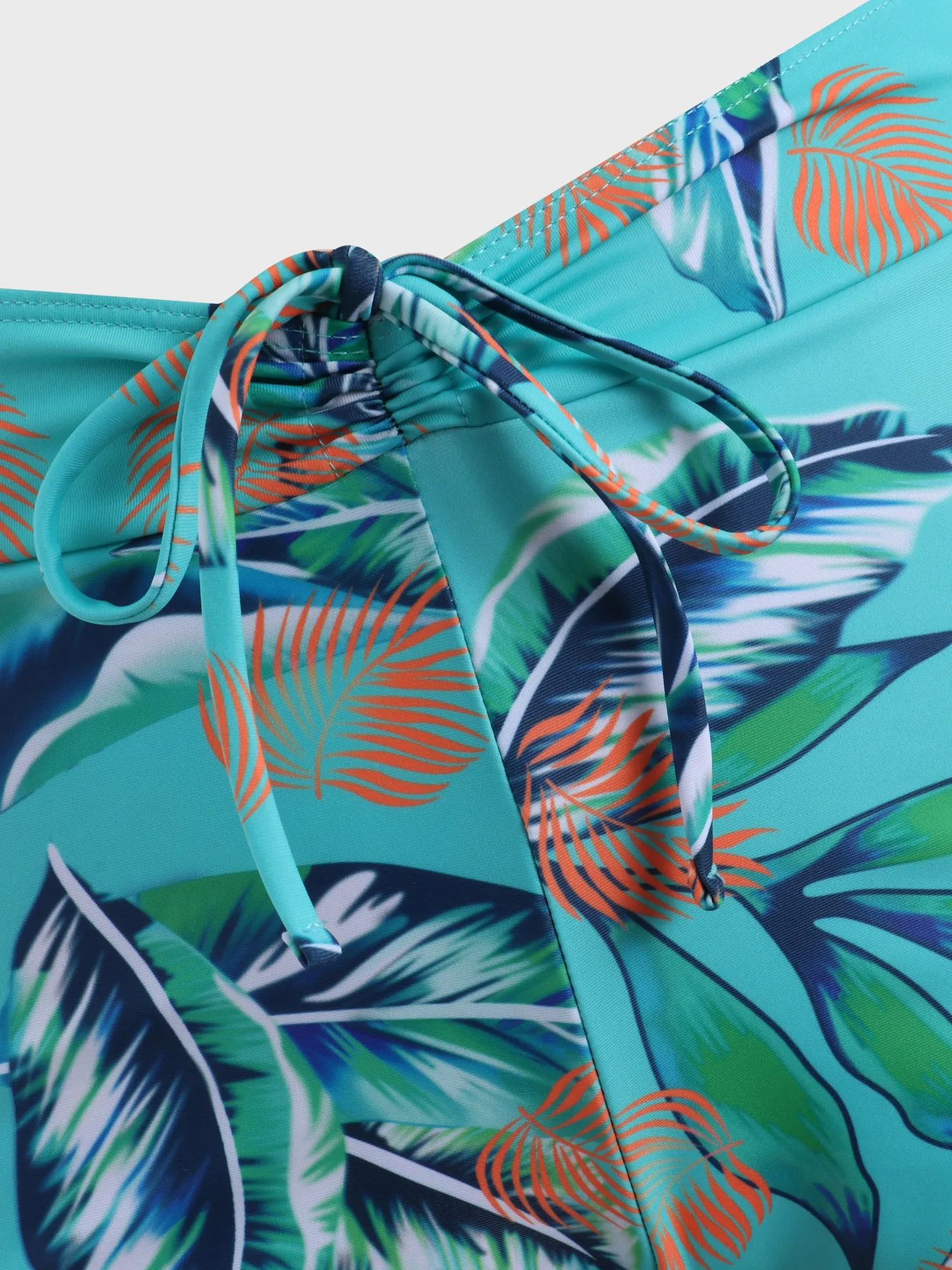 Midsize Flowery Butterfly-Shaped 2-Piece Swimsuit