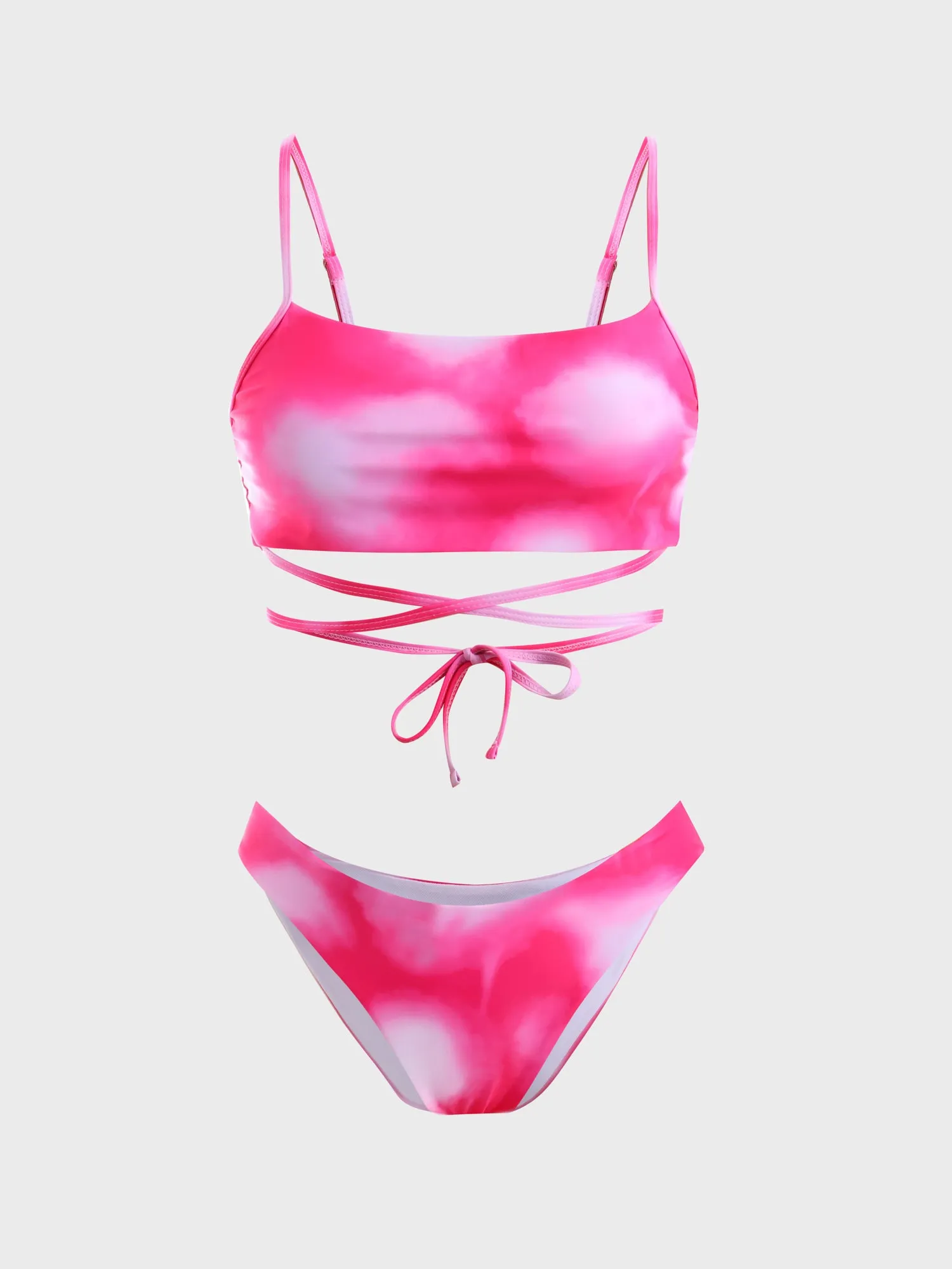 Midsize Vigour Tie-Dye 3-Piece Swimsuit