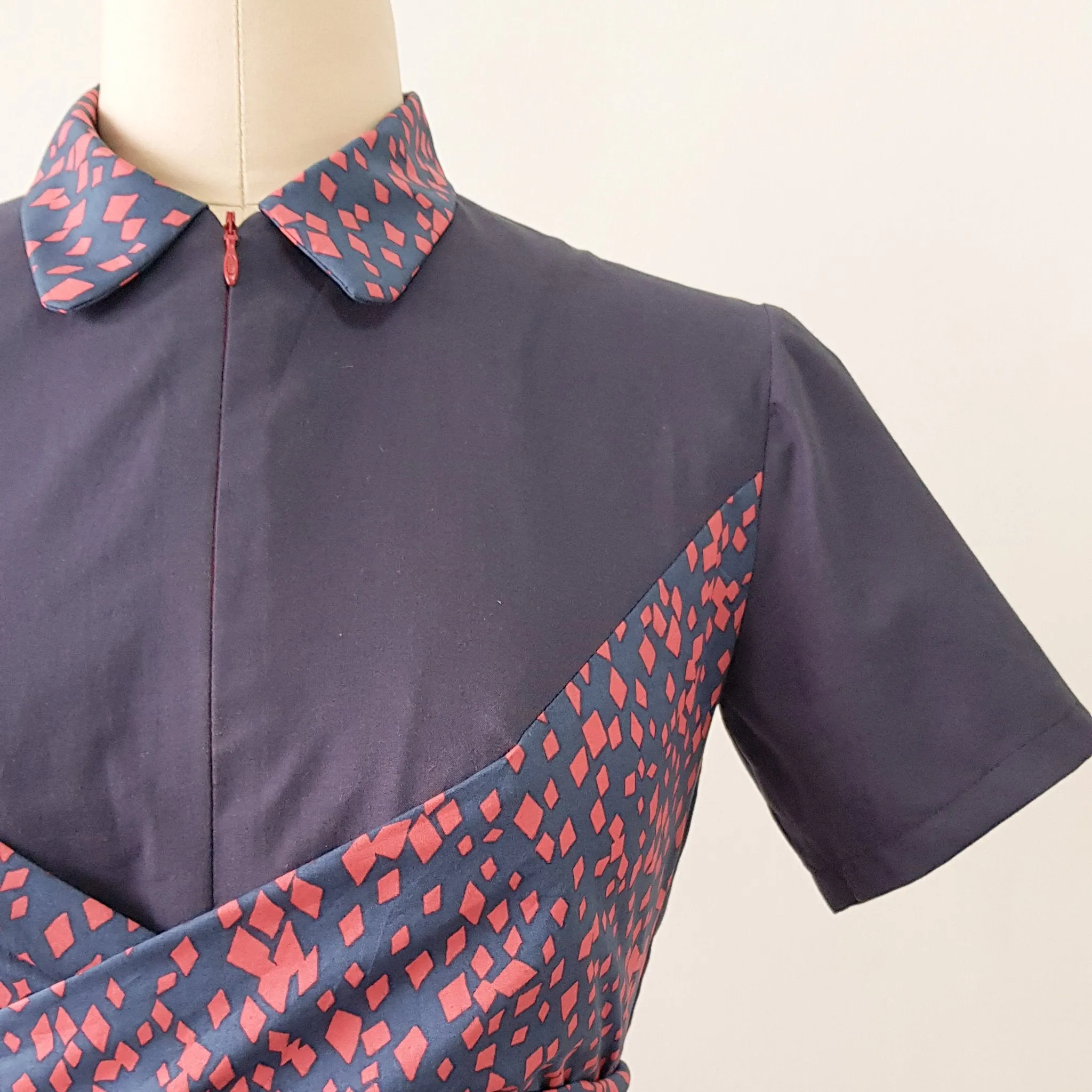 [Online Classes] Collared Romper with Wrap Waist