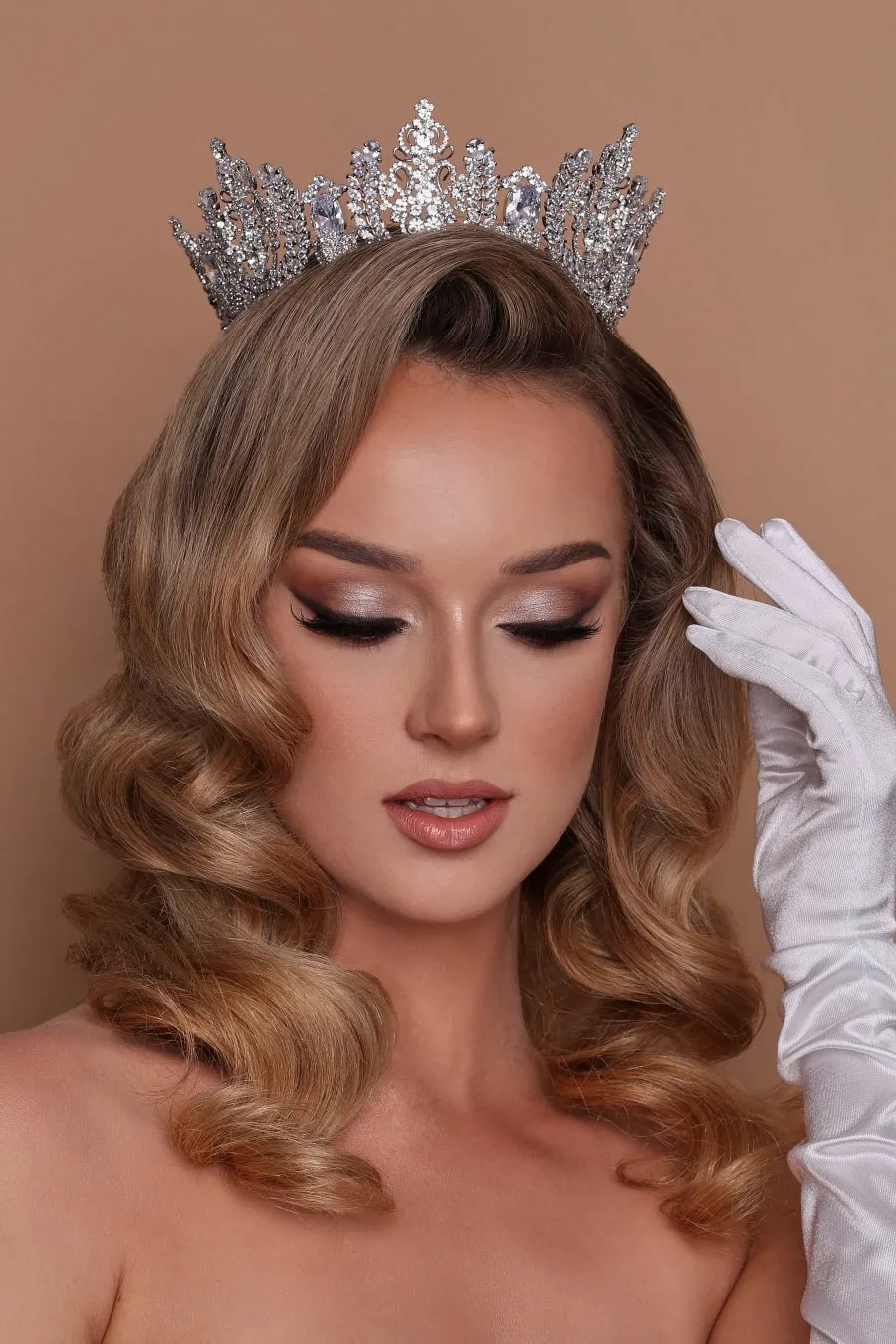 REGINA Swarovski Bridal Full Crown - SAMPLE SALE
