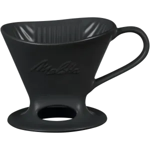 Signature Series 1-Cup Pour-Over Coffeemaker - Porcelain, Glossy Black
