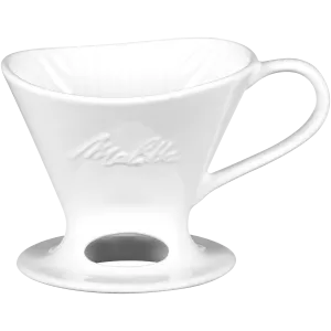 Signature Series 1-Cup Pour-Over Coffeemaker - Porcelain, White