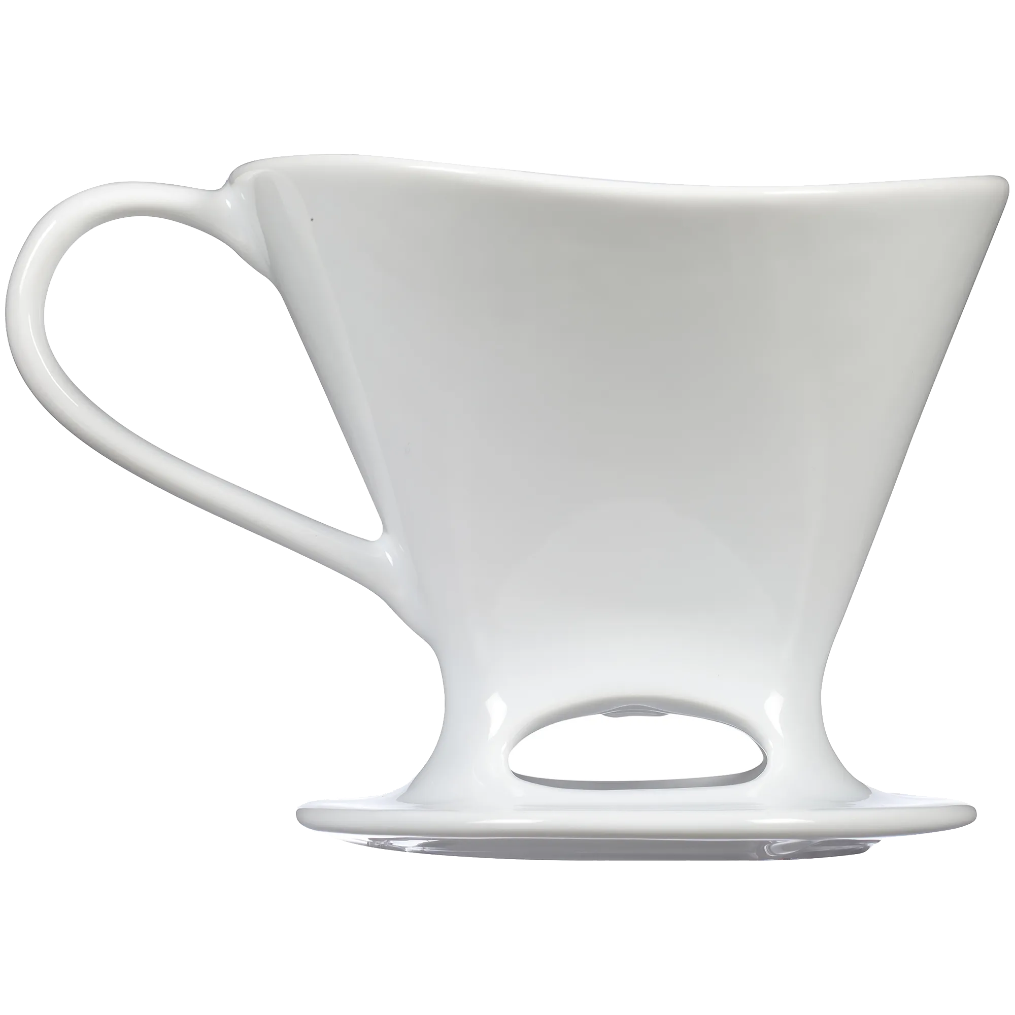 Signature Series 1-Cup Pour-Over Coffeemaker - Porcelain, White