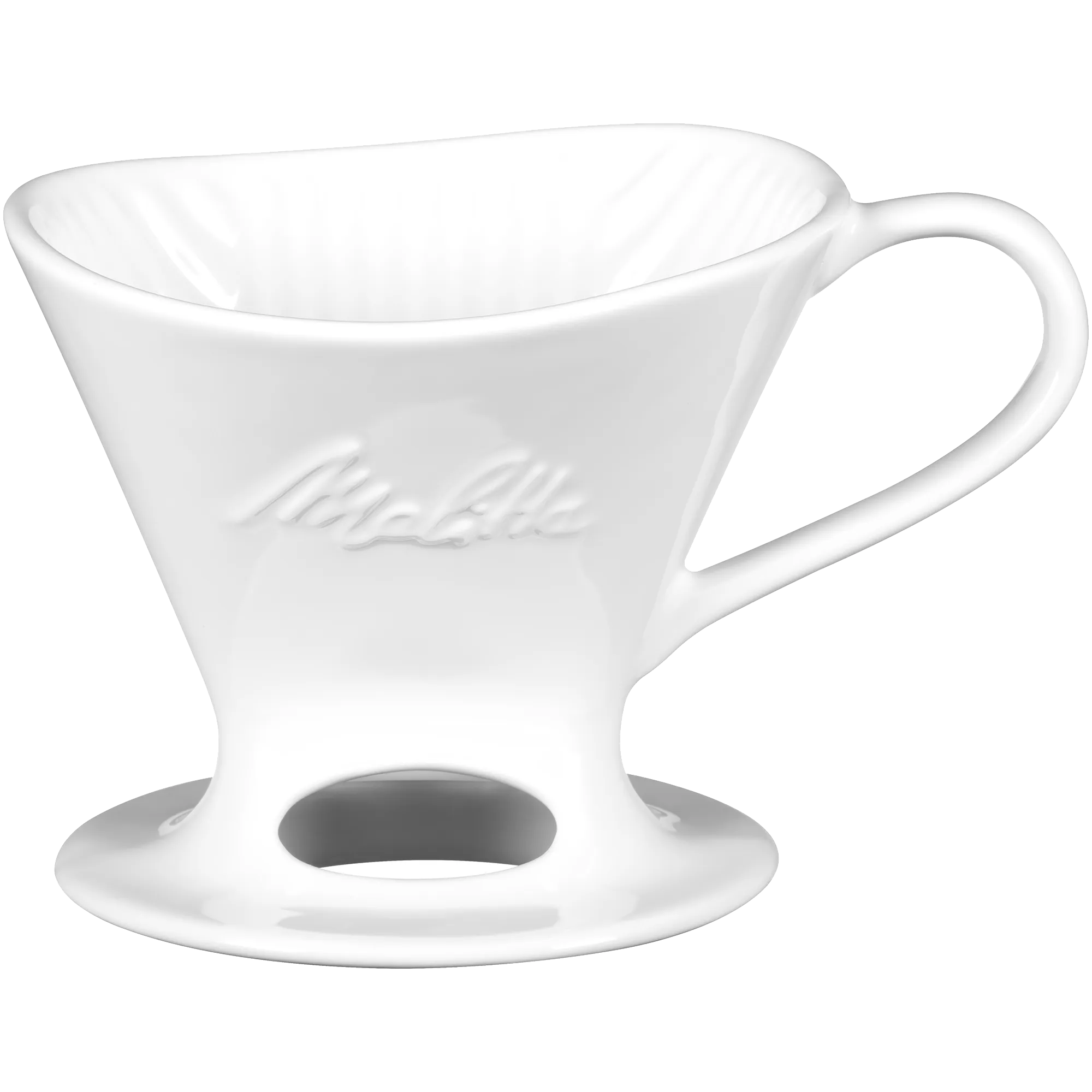 Signature Series 1-Cup Pour-Over Coffeemaker - Porcelain, White