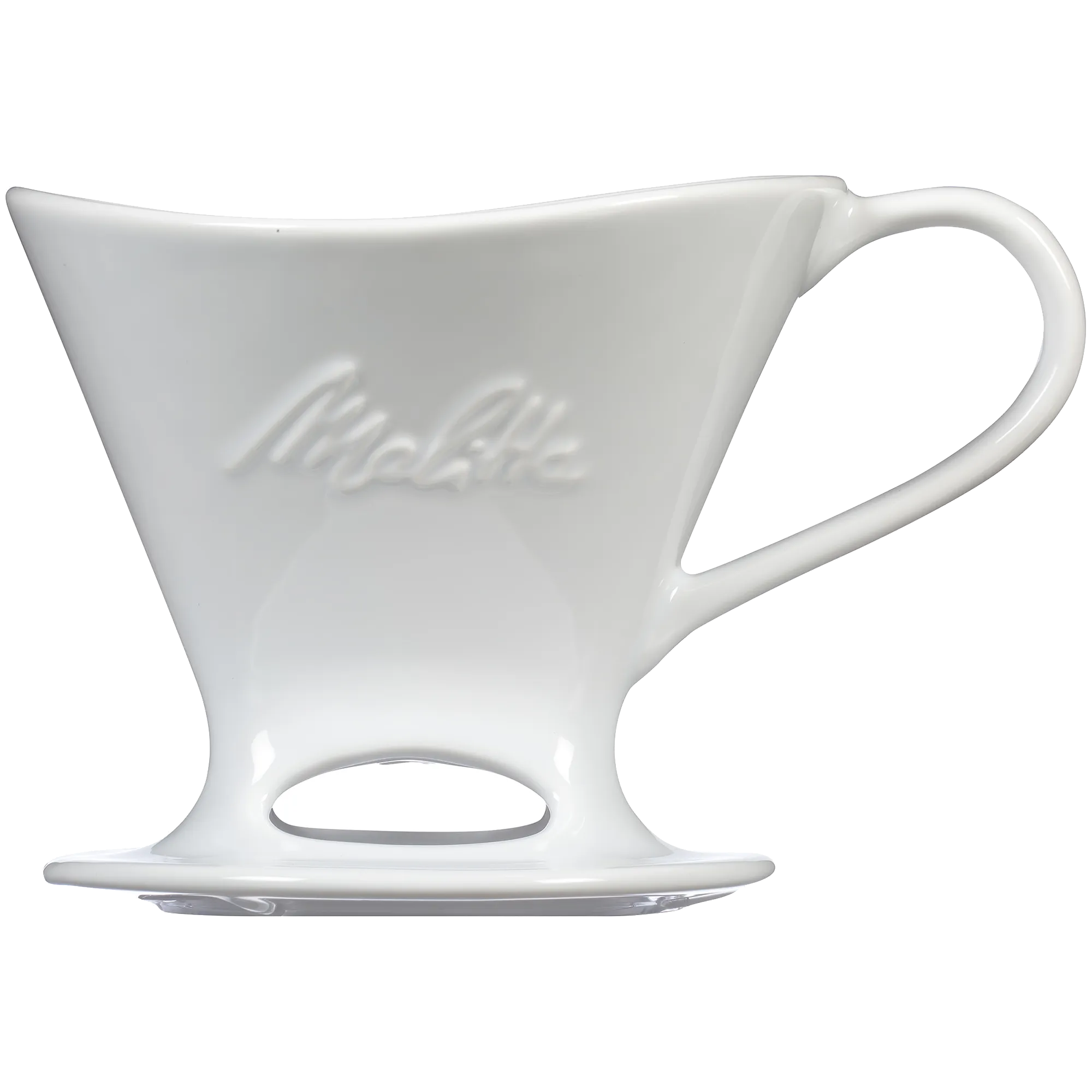 Signature Series 1-Cup Pour-Over Coffeemaker - Porcelain, White