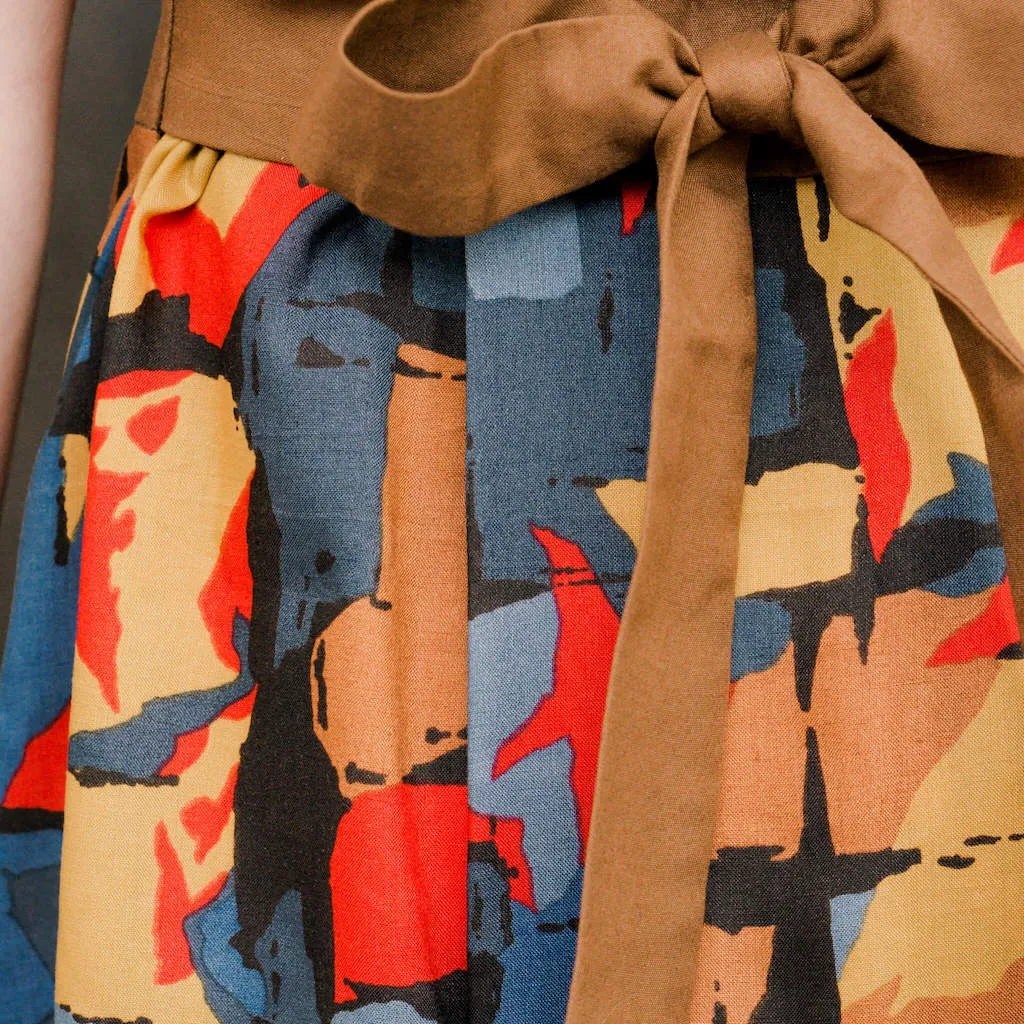 V-Neck Midi Dress