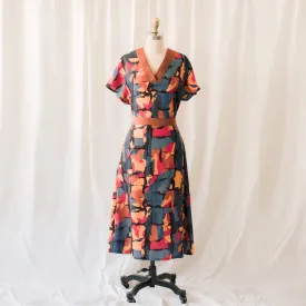 V-Neck Midi Dress